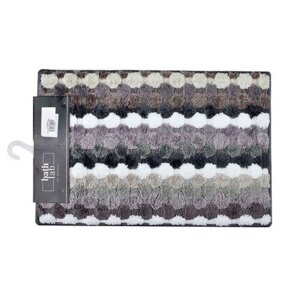 Zac Stripes bademåtte - Grå 40 x 60 cm.