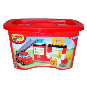 Unico brandstation i byggeklodser - 40 dele