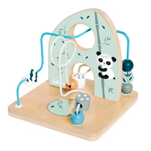 Panda kuglelabyrint i træ - 100% FSC