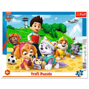 Paw Patrol rammepuslespil - 25 brikker