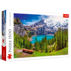 Lake Oeschinen puslespil 1500 brikker