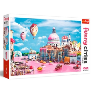 Funny Cities puslespil 1000 brikker