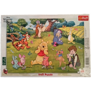 Peter Plys rammepuslespil - 15 brikker