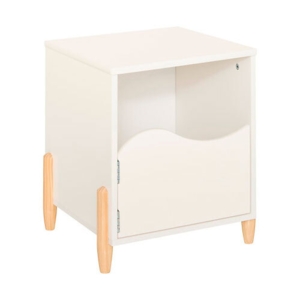 MDF sengebord - 53 x 34 x 26,5 cm. | Hvid