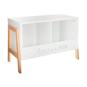 Ticket reol m/ 2 rum - 40 x 60 x 30 cm. | Hvid