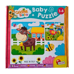 6-i-1 puslespil - Blandede dyr