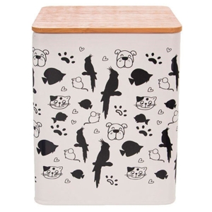 Beholder til dyrefoder m/ motiv - 3 L