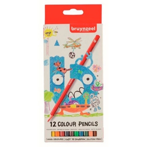 Bruynzeel lange farveblyanter - 12 stk.