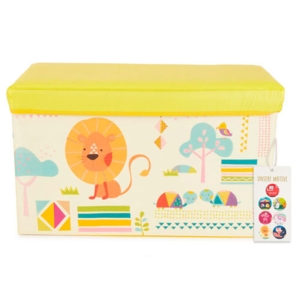 Zoo 2-i-1 legetøjskasse m/ siddeplads