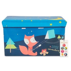 Spejderlejr 2-i-1 legetøjskasse m/ siddeplads