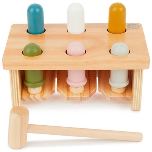 Hammerbræt i træ - 100% FSC | 6 farver