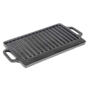 Grillpande i støbejern - 1,5 x 40 x 20 cm. | Firkantet