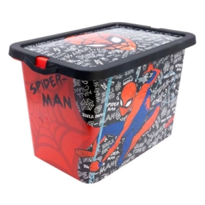 Spider-Man legetøjskasse i plast - 7 L