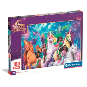 Unicorn Academy Rainbow puslespil - 180 brikker