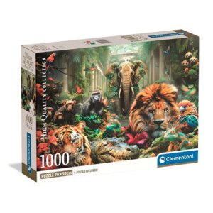 Mystic Jungle puslespil 1000 brikker + plakat