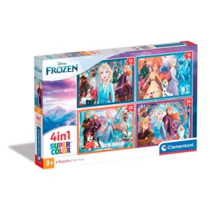 4-i-1 puslespil - Disney Frozen