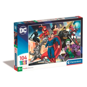 Justice League puslespil - 104 brikker