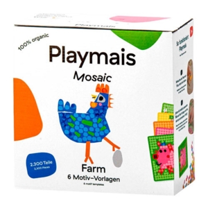 PlayMais mosaik - 2300 dele | Bondegårdsdyr