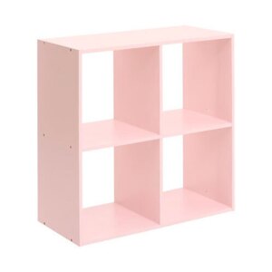 Mix n' Modul Kids reol - 4 rum | Lyserød 100% FSC