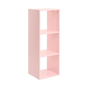 Mix n' Modul Kids reol - 3 rum | Lyserød 100% FSC