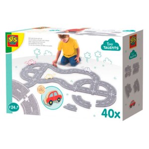 SES Creative vejbane i filt - 40 dele