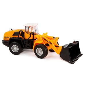 2-Play legetøjsbil - Frontlæsser m/ optræk | 16 cm.