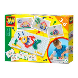 SES Creative mosaik legesæt - 100 stifter