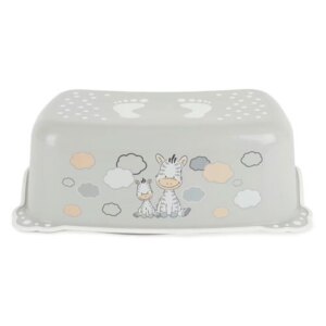 Zebra skammel m/ anti-skrid | 14 x 42 x 28,5 cm.