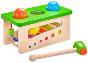 Selecta Battino hammerspil i træ