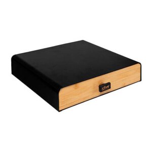 Natureo kapselholder - 1 skuffe | Metal og bambus