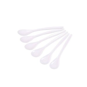 Scandi æggeskeer i plast - Hvid | 6 stk.