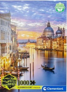 Venedig fluorescent puzzle 1000 brikker