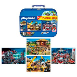 4-i-1 puslespil - Playmobil boks