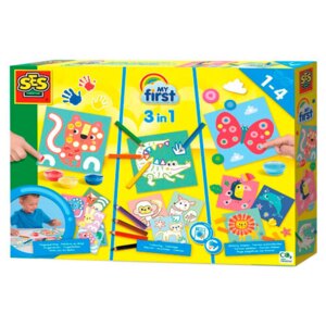 SES Creative My First 3-i-1 sæt m/ fingermaling
