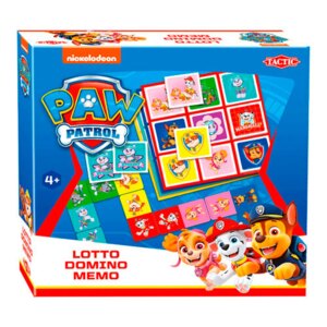 Paw Patrol 3-i-1 vendespil, lotto & domino