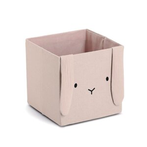 Kanin legetøjskasse - 28 x 28 x 28 cm. | Beige