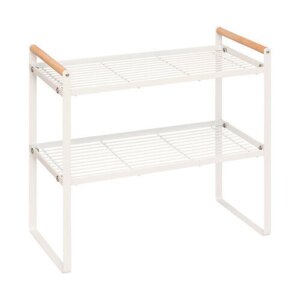 Balm køkkenbordshylde - Hvid | 42 cm.