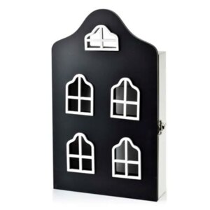 Stacy nøgleskab i MDF - Sort | 29,5 cm.
