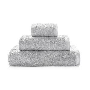 New Plus håndklæde - Sølv