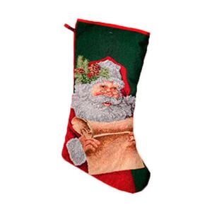 Julesok i stof - Julemotiv B 45 x 24 cm.