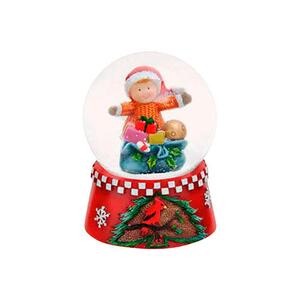 Snekugle m/ barn design B - 9 cm.