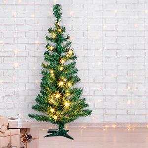 Kunstigt juletræ /m 40 LED lys - 90 cm.