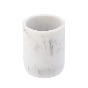 Marble tandbørsteholder - Hvid 9,5 x 7,6 cm.