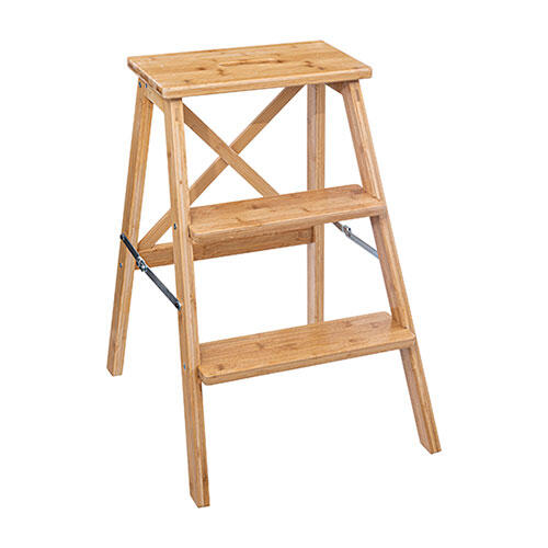 Trappestige 3 trin - 63,5 x 50 x 43,5 cm. | Bambus