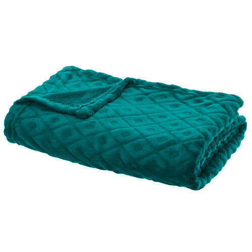 Losan plaid 180 x 230 cm. - Petrol
