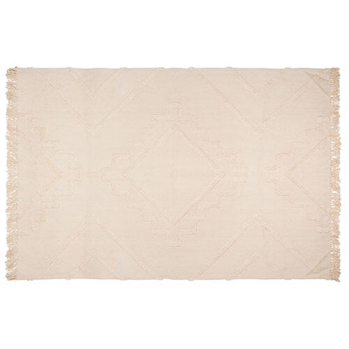 Tuft Inca tæppe - 120 x 170 cm. | Hvid