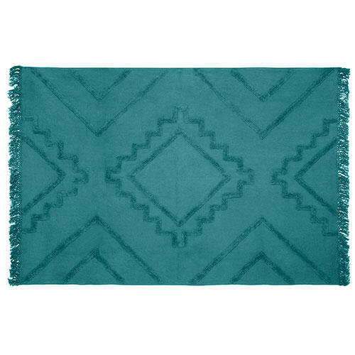Tuft Inca tæppe - 120 x 170 cm. | Petrol
