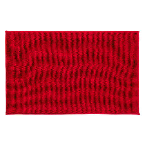 Chenille bademåtte - Bordeaux