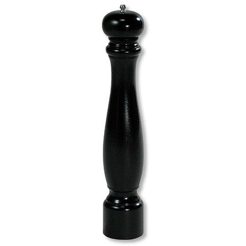Salt- og peberkværn i træ - 40 cm. | Sort