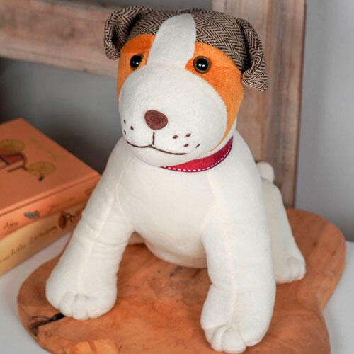 Jack Russell - Dørstopper hund 28 cm.